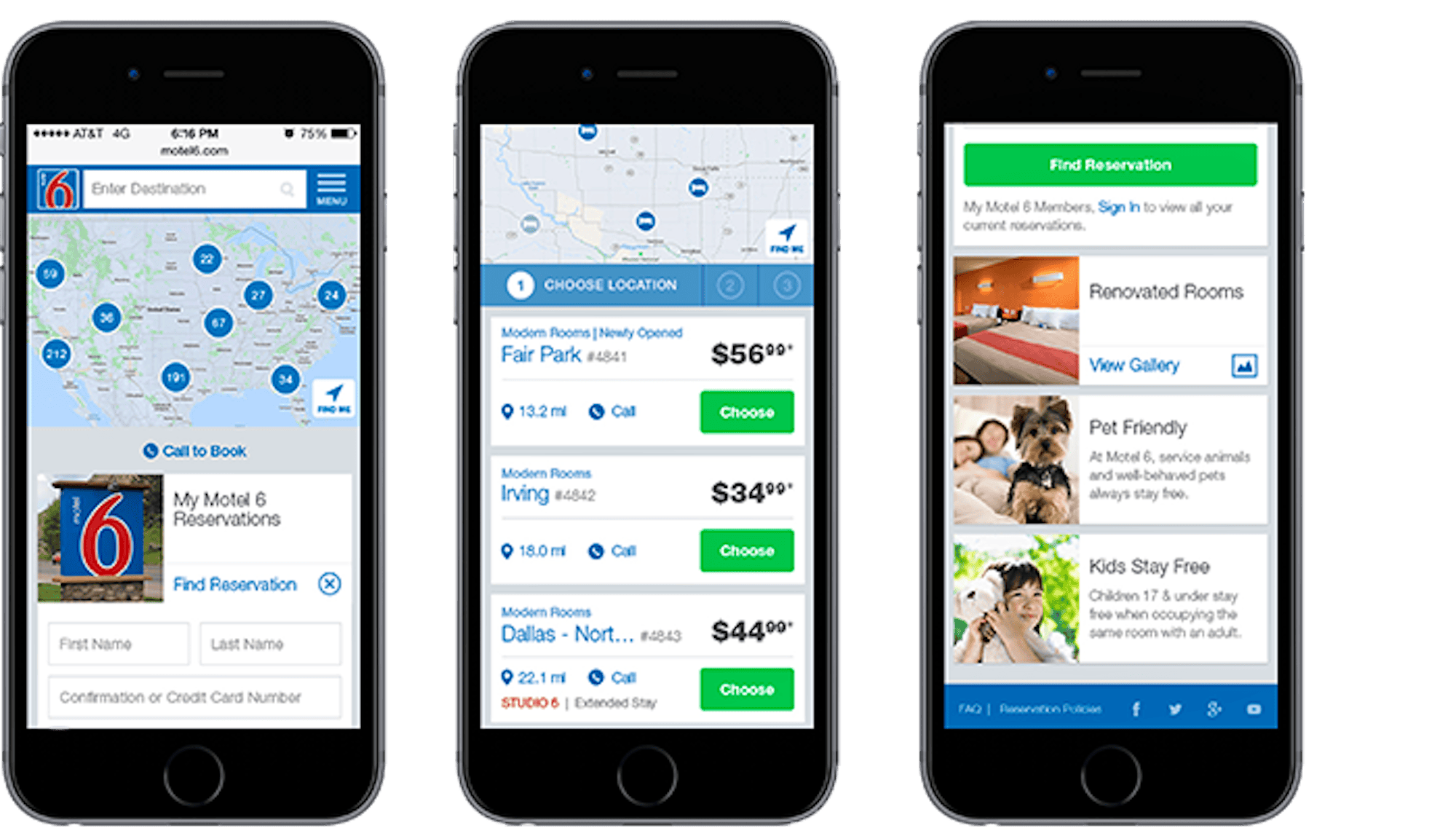 Motel 6 - Customer Facing - Mobile Trio