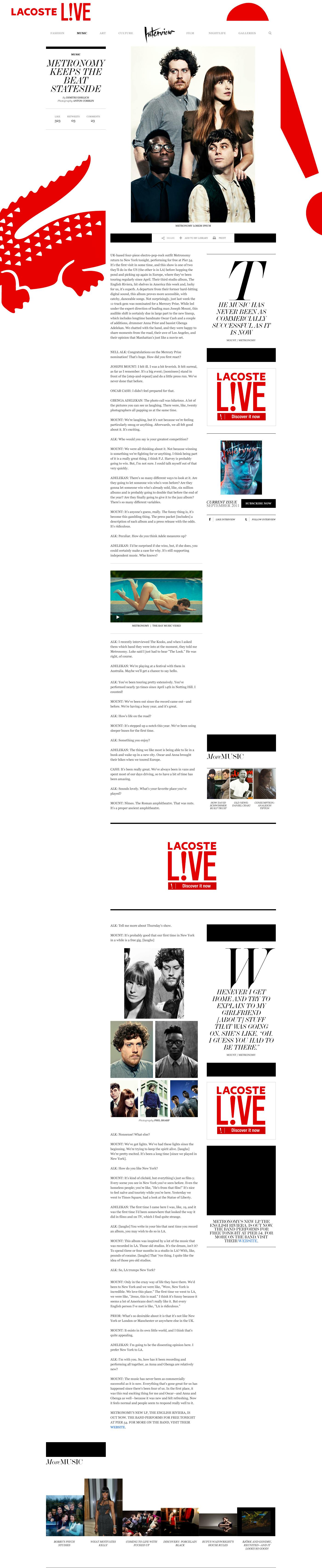 Interview full page