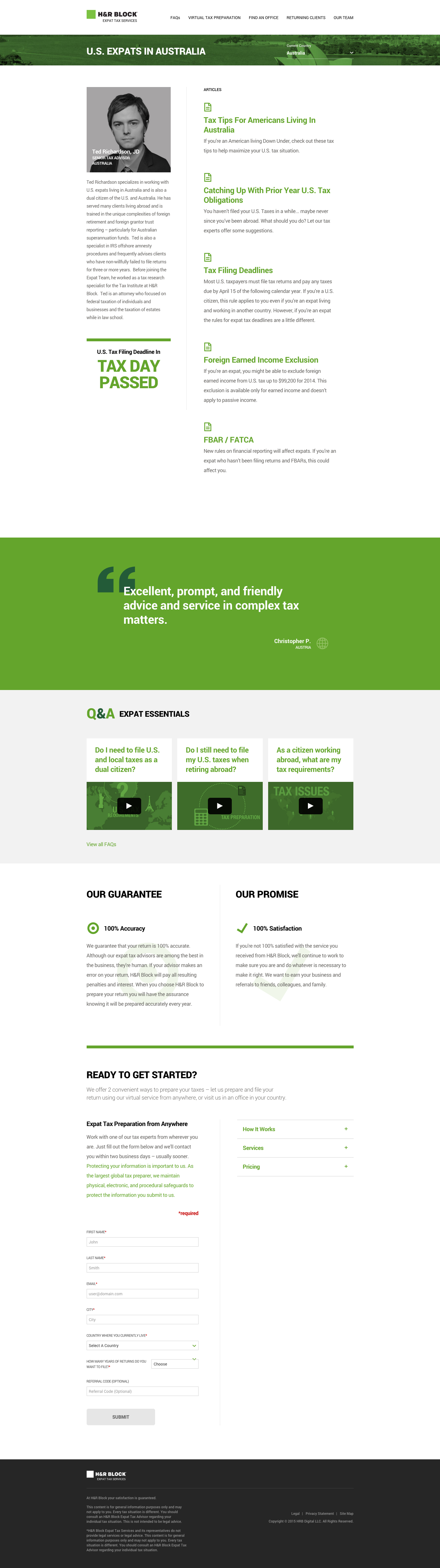 HR Block - Regional Rep