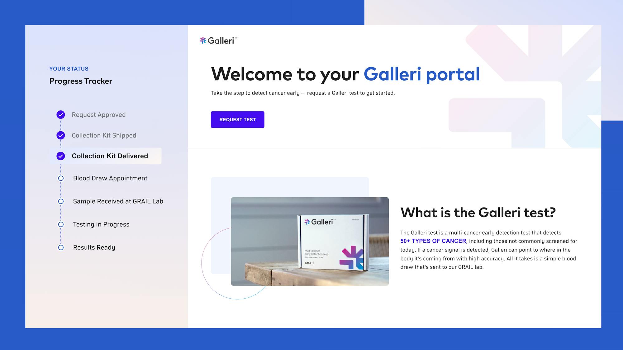Galleri Test Slide