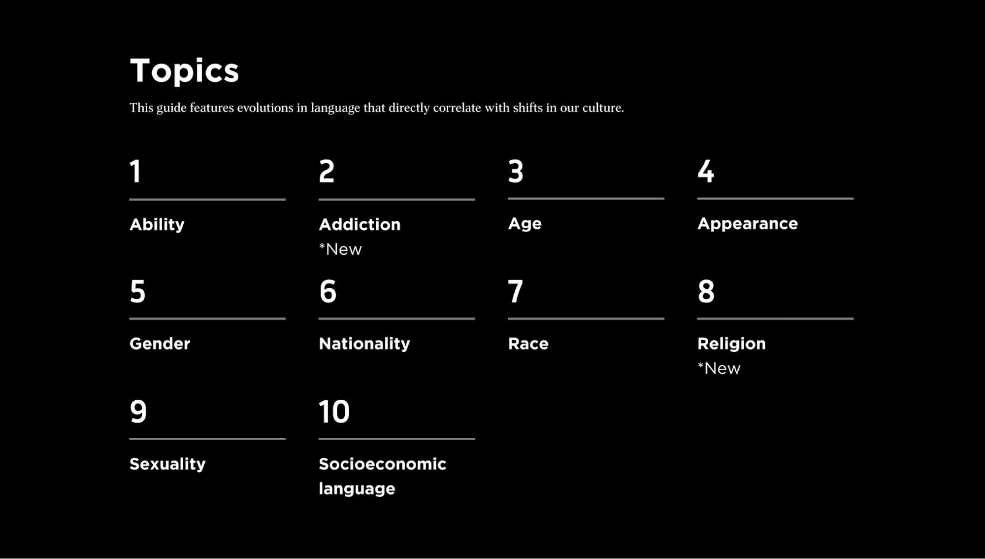 Topics 3