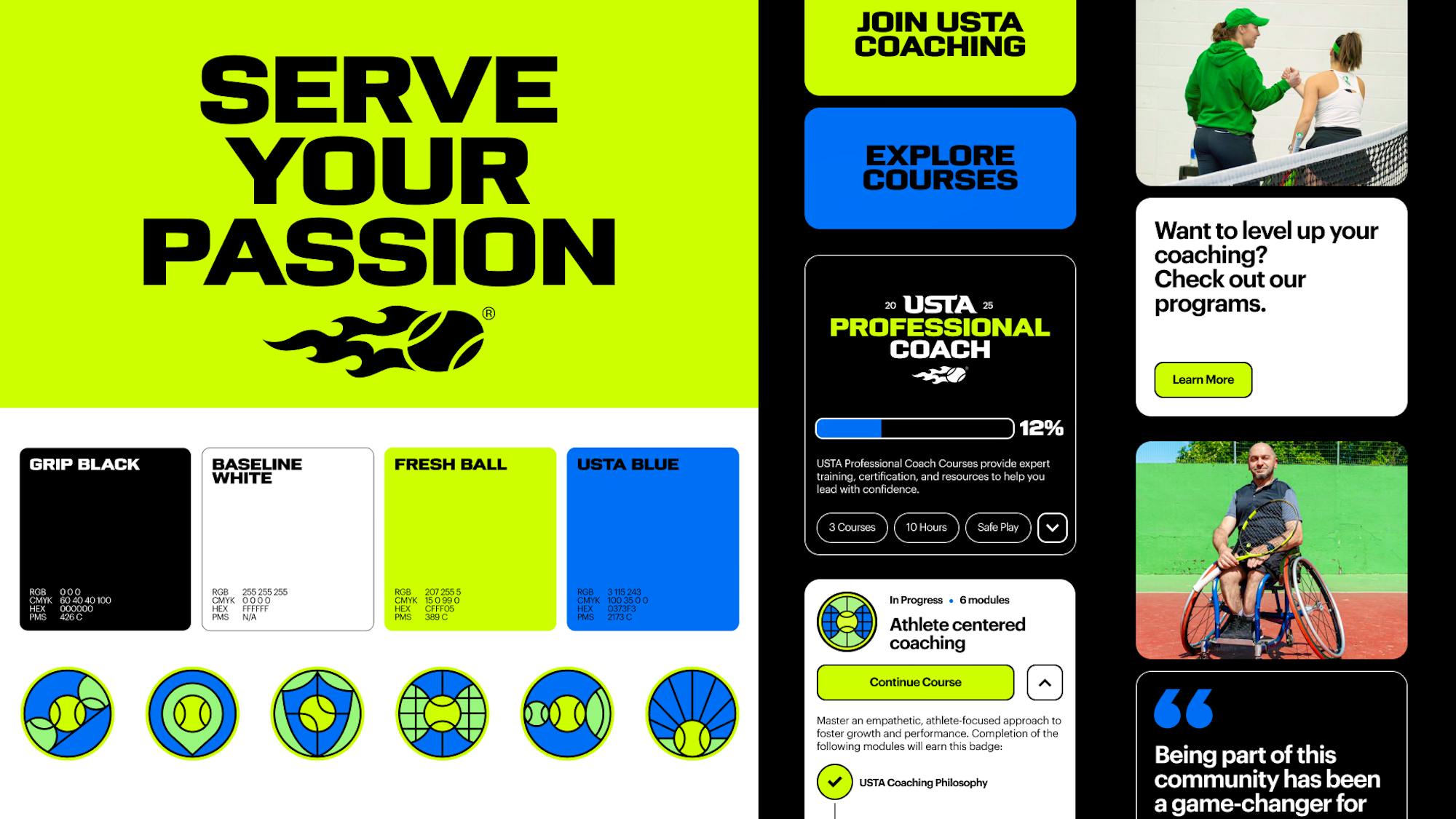 USTA Brand Identity