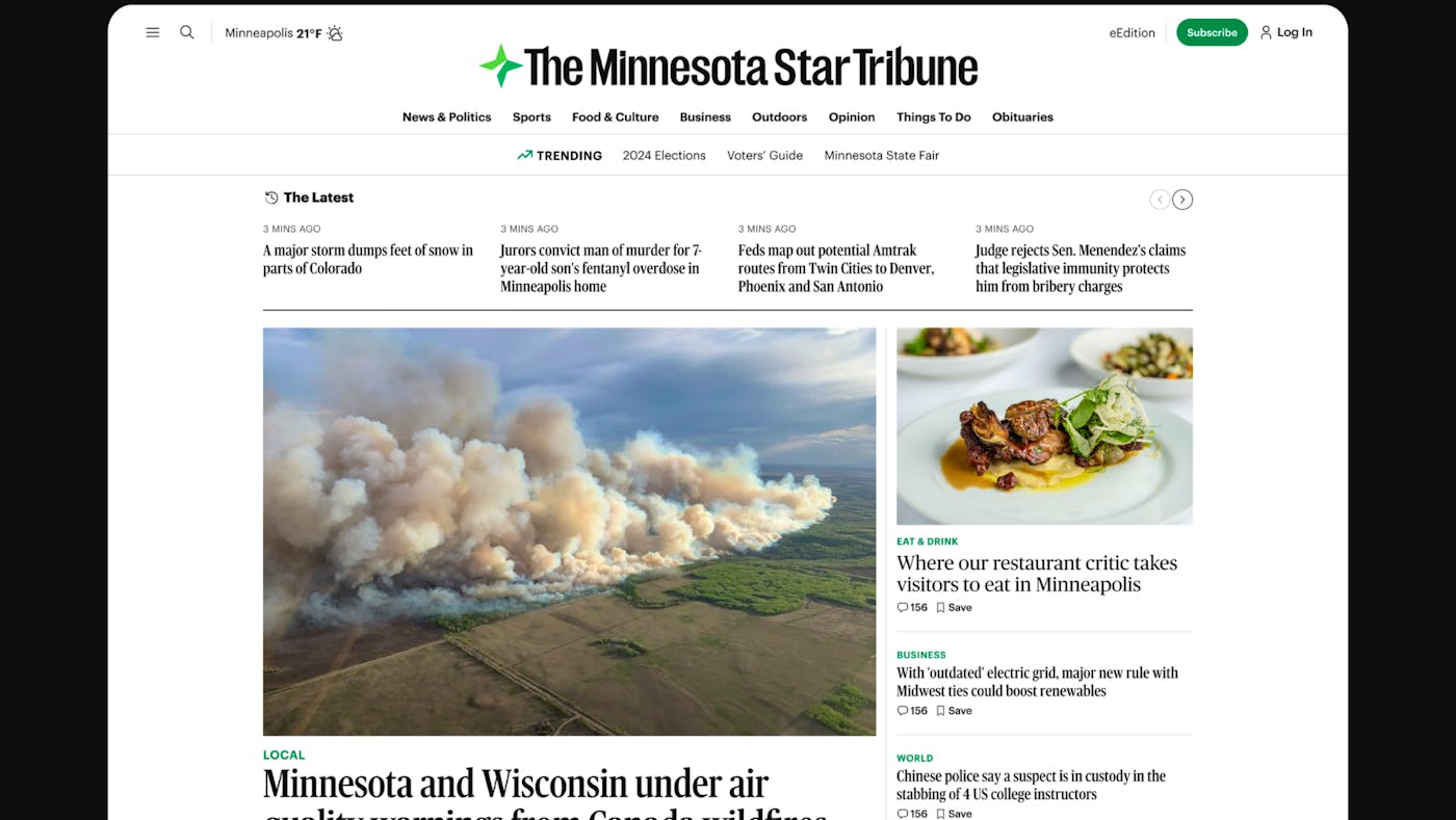 Hero shot star trib