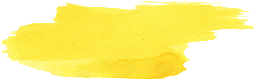 Yellow watercolor brush stroke 16